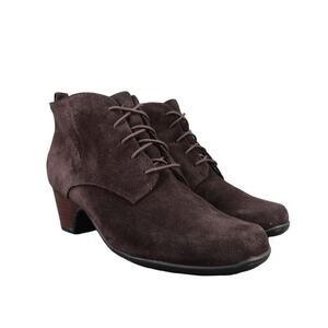 Clarks Shoes Womens 7.5 Bootie Fashion Desert Chukka Leather Lace Up Active Air